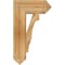 Ekena Millwork Balboa Arts & Crafts Rough Sawn Bracket, Western Red Cedar, 6"W x 18"D x 30"H BKT06X18X30BOA03RWR - alternate 3
